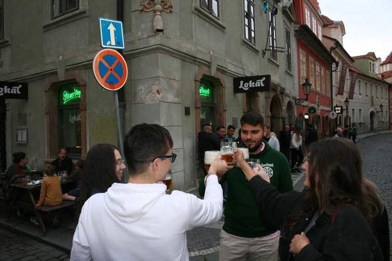 Prague Beer History: Highlights Tour with Tasting - Uhelný trh brings the tour back to pub life