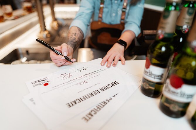 Prague Beer Pouring Class at Pilsner Urquell - How this compares with a normal Prague beer stop