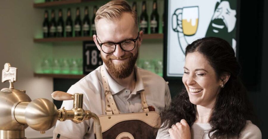 Prague: Beer Pouring Class at Pilsner Urquell Experience - Finding the Tapster Academy on the second floor