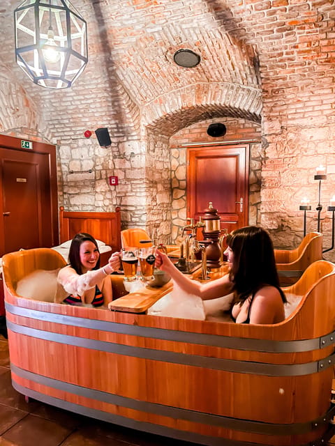 Prague: Beer Spa Bernard with Beer and Massage Option - Unlimited Bernard beer makes the hour feel generous
