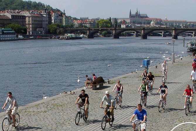 Prague Bike Tour - The Vltava break adds a welcome pause