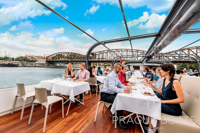 Prague Boats 2-hour Lunch Cruise - Window tables, outdoor space, and the weather question
