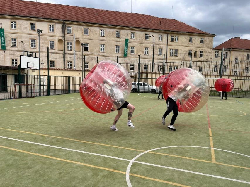 Prague: Bubbles football in city centre of Prague - Why bubble football works well in Prague