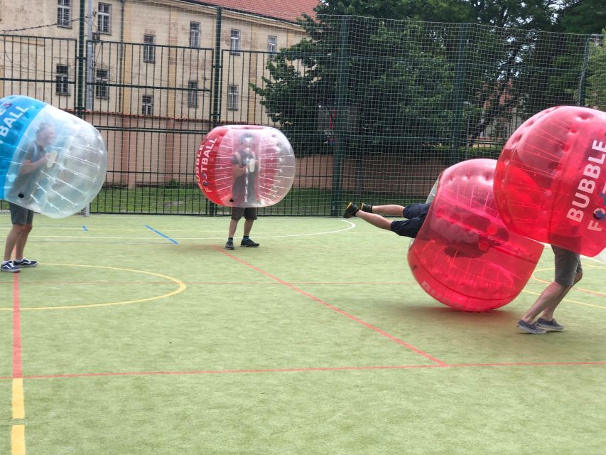 Prague: Bubbles football in city centre of Prague - Extra games beyond standard bubble football