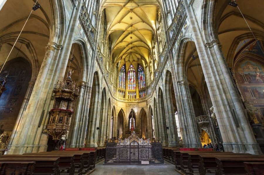 Prague Castle and St. Vitus Cathedral Private Walking Tour - St. Vitus Cathedral and the Czech crown