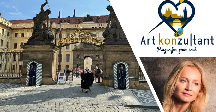 Prague Castle Interiors & Changing of the Guard-Small group - Starting at Malostranská and riding uphill