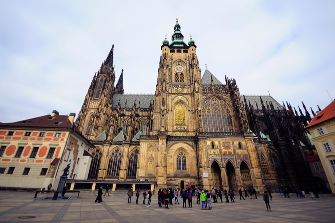 Prague Castle Walking Tour - St. Vitus Cathedral and the first major stop