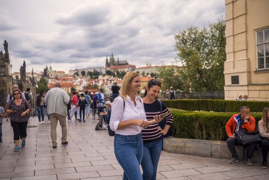 Prague: Charles Bridge Audio Guide with Tower Entry Ticket - The practical importance of your phone and earphones