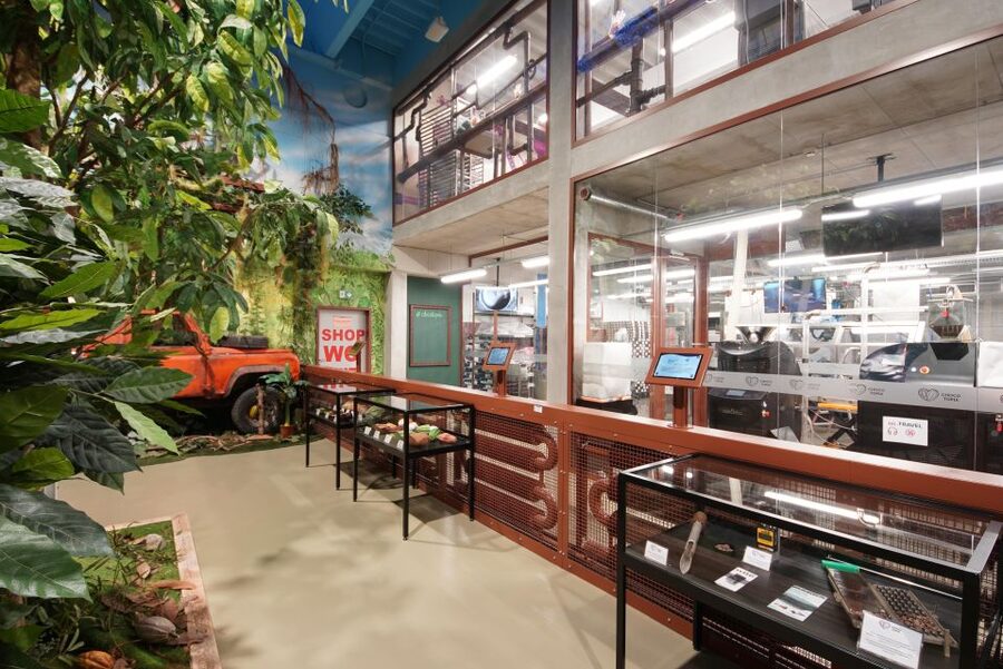 Prague: Chocotopia Chocolate Factory Tour Ticket + Workshop - The container elevator and Mexican cacao film