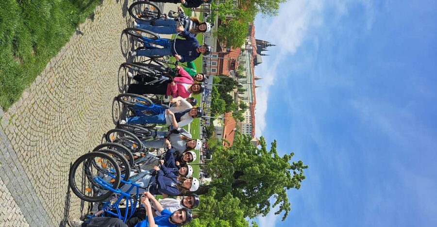 Prague City Bike guided tour - Wenceslas Square and the first look at central Prague