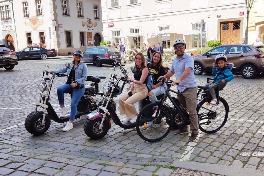Prague: City Highlights Guided Electric Trike Tour - Petřín Hill and the best high views
