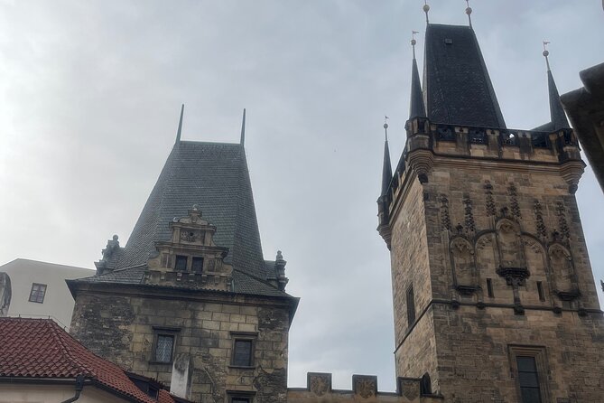 Prague city tour + Charles Bridge and Campa island small groups - Crossing the Vltava on Mánes Bridge