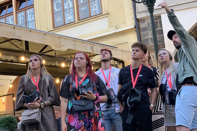 Prague City Tour with Virtual Reality - A Gothic and Baroque church indoors