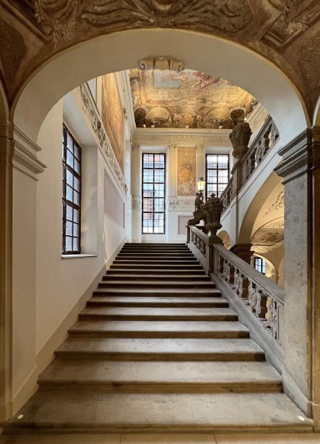 Prague: Clam-Gallas Palace Entry Ticket with Audio Guide - The winter garden rooms and courtyard ending