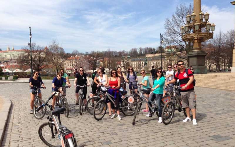 Prague: Classic City Bike Tour - Returning through Old Town Square