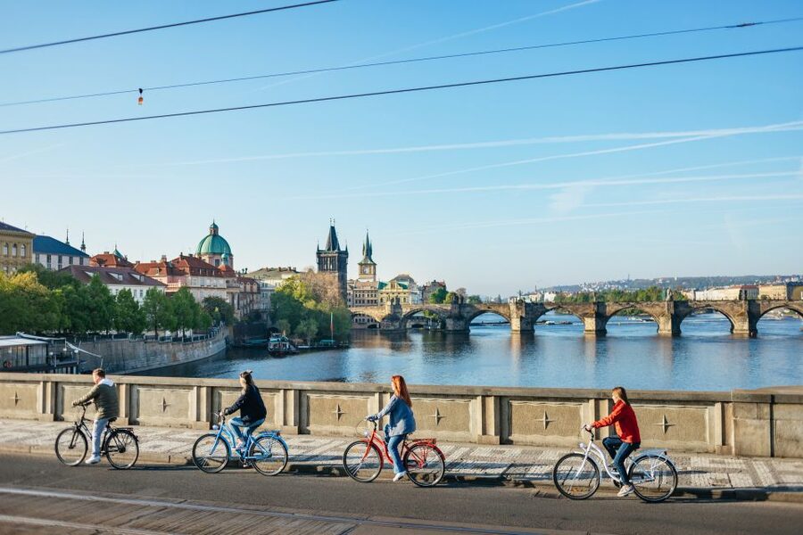 Prague: Complete Bike Tour - Charles Bridge and the age of Charles IV