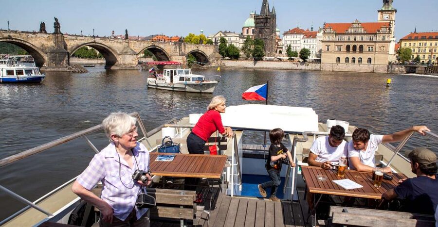 Prague Cruise: 1-Hour on the River Vltava - From Pier 16 into the Old Town waterfront