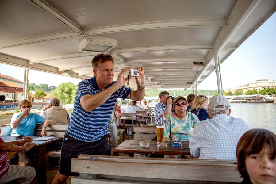 Prague Cruise: 1-Hour on the River Vltava - A drink, a snack, and a little breathing room