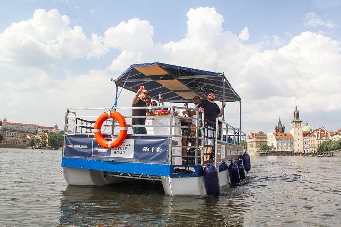 Prague Cycle Boat - The Swimming Beer Bike - What the Prague cycle boat is really like