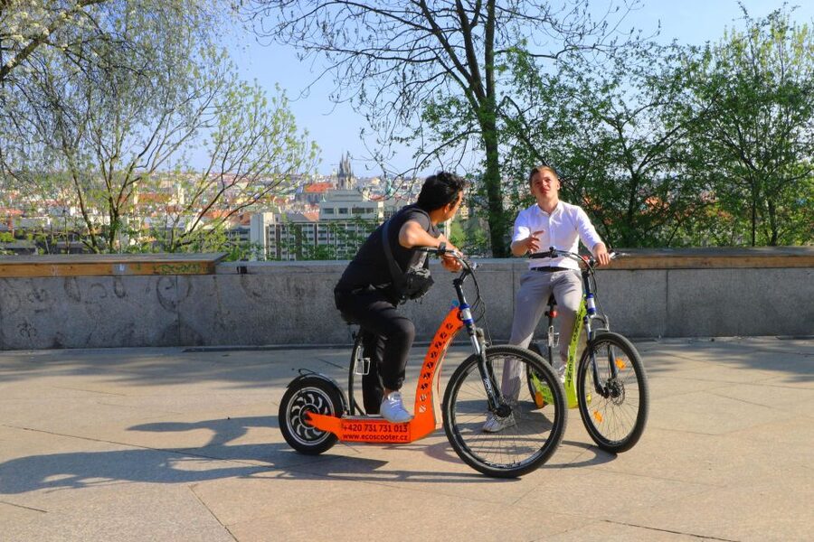Prague: E-Bike/E-Scooter Viewpoint Tour - Letná Park and the Vltava panorama