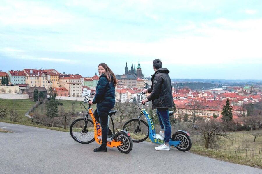 Prague: E-Bike/E-Scooter Viewpoint Tour - The Jewish Quarter and the Rudolfinum