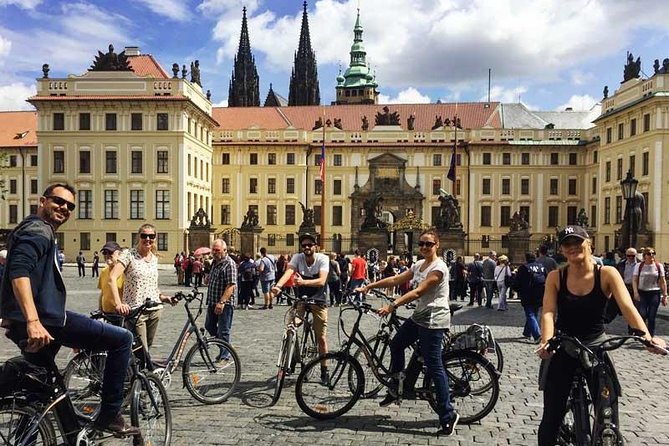 Prague E-Bike Tour - Stunning Viewpoints (small group) - The ride back through central Prague