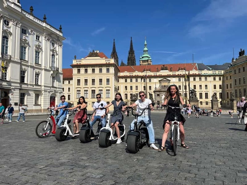 Prague E-Scooter City Tour: Regular or Fat Tire - Why an e-scooter works well in Prague