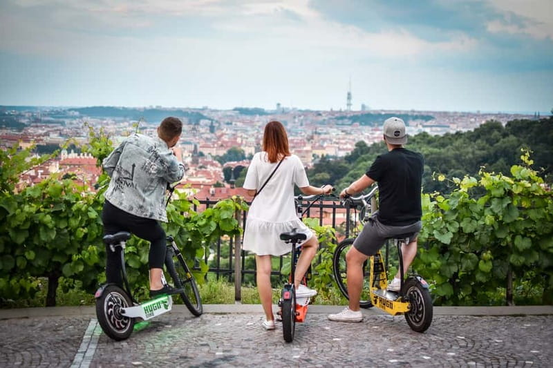 Prague: E-Scooter Grand City & Panoramas Small-Group Tour - Booking details worth knowing