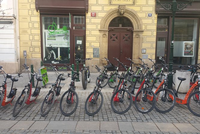 Prague E-Scooter Tour: Fat Tire or Regular Scooter - A seated ride built for Prague’s hills