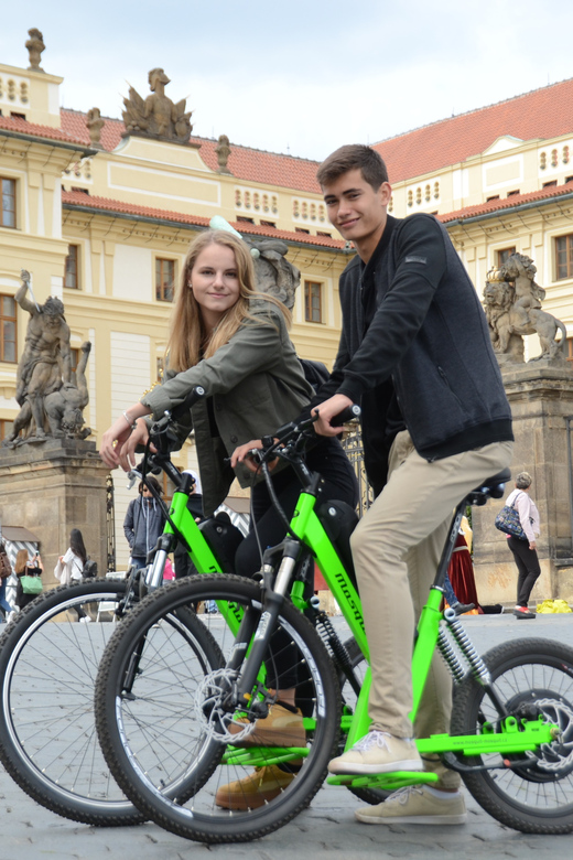 Prague Electric Scooter and eBike Grand Tour - Lennon Wall and Lesser Town