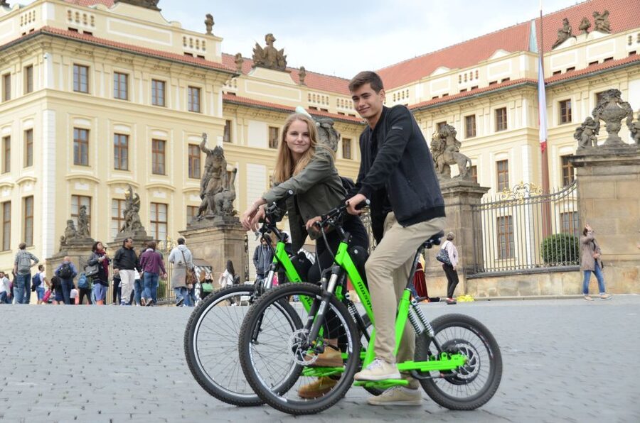 Prague: Electric Scooter & Cruiser Fat eBike Rental - The freedom to stop, walk, and change plans