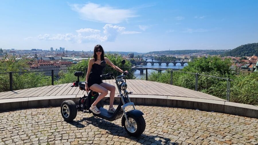 Prague: Electric Trike Viewpoints Tour - Starting beside the Japanese Embassy