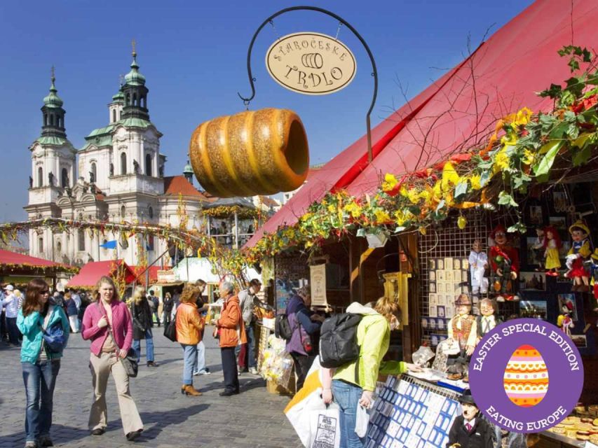 Prague: Food and Beer Guided Walking Tour with Tastings - Old Town pastries and local snacks