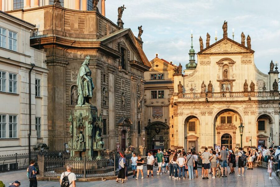 Prague: Ghost Walking Tour Where Legends Come To Life - Charles Bridge after sunset