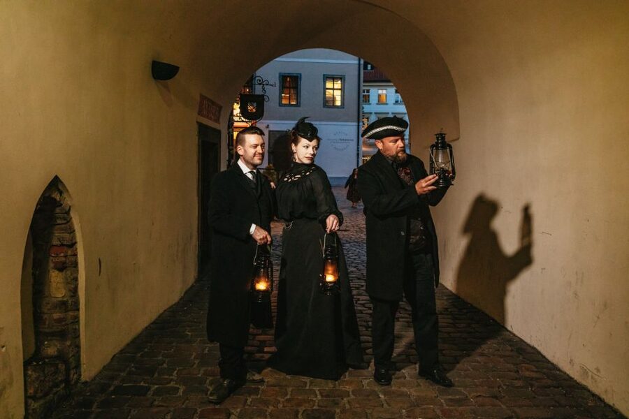 Prague: Ghosts and Legends Nighttime Guided Walking Tour - A lantern, a cloak, and Prague after dark
