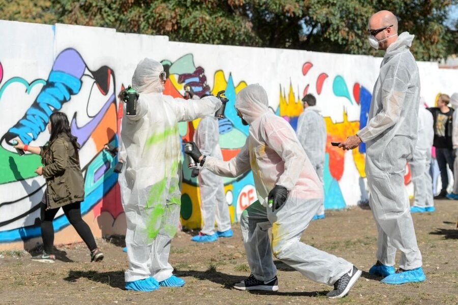 Prague Graffiti Workshop For Groups & Team-Building Groups - Why this works for team building