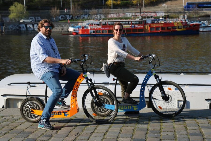Prague: Grand Segway and eScooter Live Guided City Tour - Letná and the giant metronome