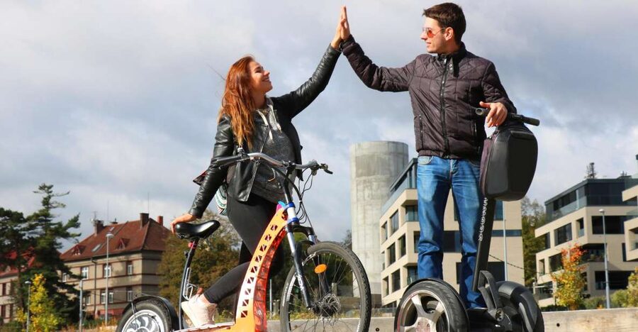 Prague: Grand Segway and eScooter Live Guided City Tour - Petřiny, Strahov, and Prague’s best high views