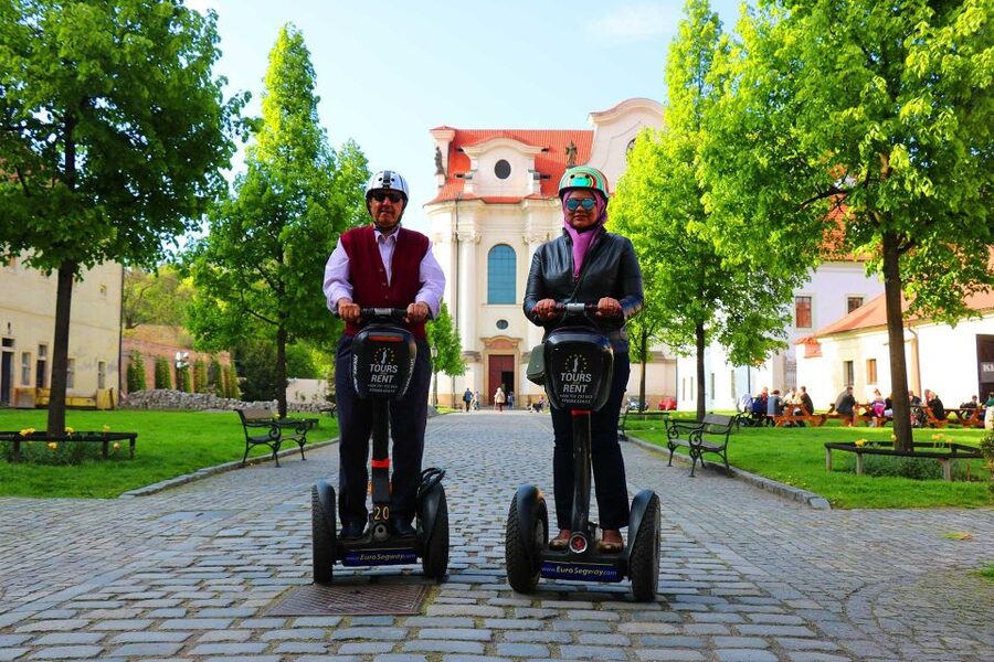 Prague: Grand Segway and eScooter Live Guided City Tour - Embassies, ministries, and Old Střešovice