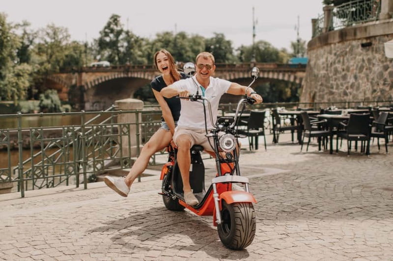 Prague: Guided Fat Tire e-Scooter Tour - Key points to know before you ride
