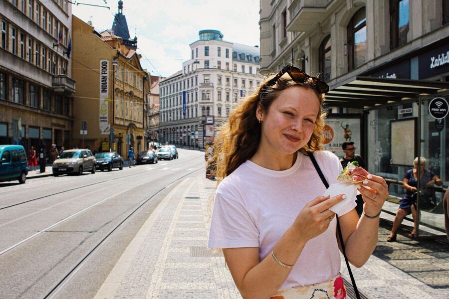 Prague: Guided Food Tour with Tastings - Four stops, short walks, and tram rides