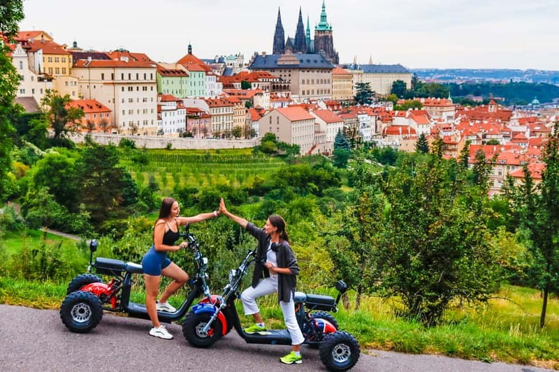 Prague: Guided Sightseeing Tour by Electric Trike - Strahov Monastery and the western side of town