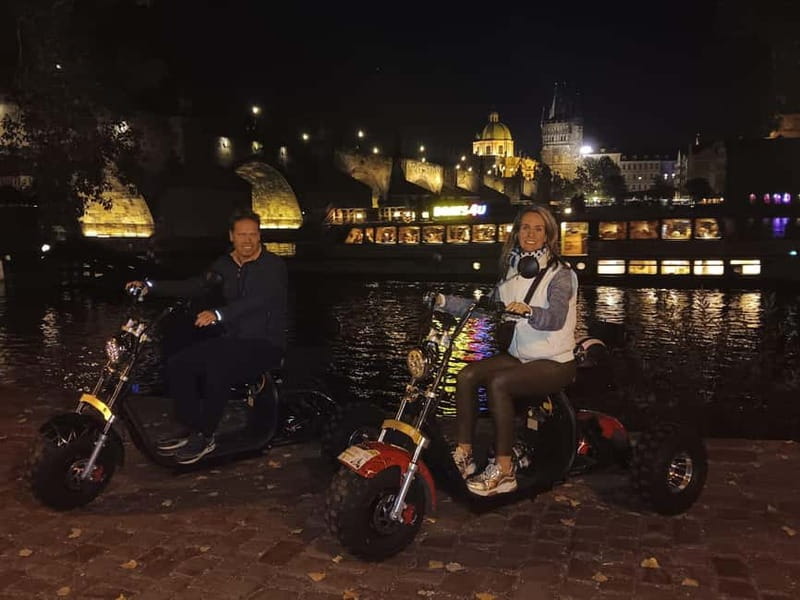Prague: Guided Sightseeing Tour by Electric Trike - John Lennon Wall and the riverfront