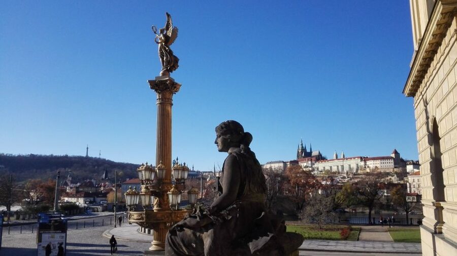Prague Half-Day City Tour by Car - The John Lennon Wall photo stop