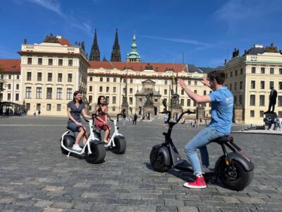 Prague Highlights: Segway & E-Scooter Tour with Taxi Pick-Up