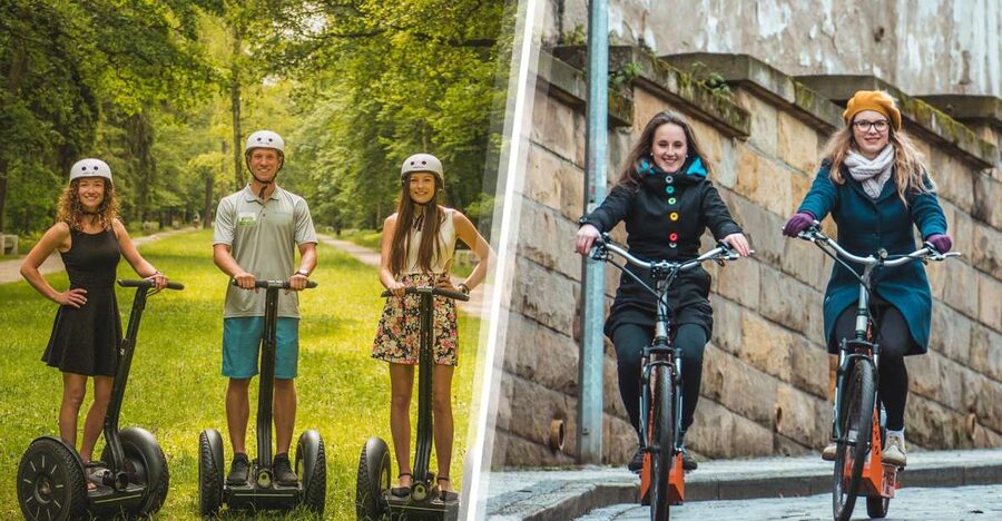 Prague Highlights: Segway & E-Scooter Tour with Taxi Pick-Up - Lennon Wall, Charles Bridge, and the river route