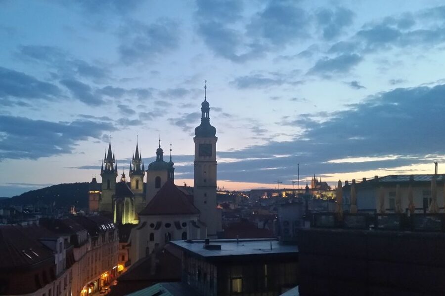 Prague: Historic City Center Bus Tour with Top Sights - Audio commentary, comfort, and the lack of a live guide