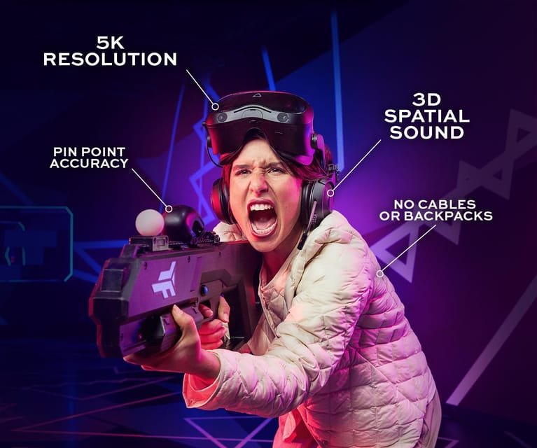 Prague: Immersive VR multiplayer experience - Thirty minutes inside the arena