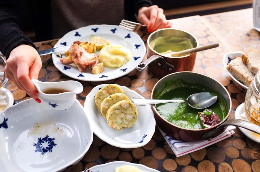 Prague: Local Food Tour in Secrets Hidden Gems - Stop four: Klobása and a savory finish