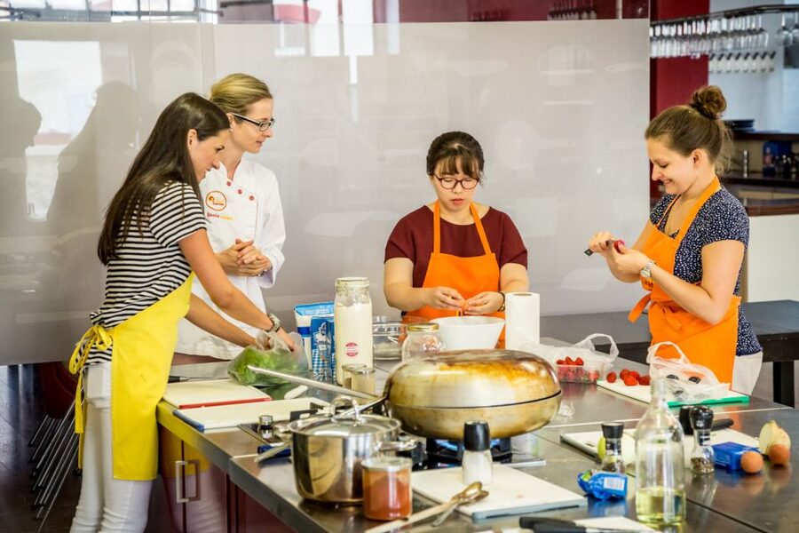 Prague: Market Tour and Traditional Czech Cooking Class - Eating the three-course lunch you prepared